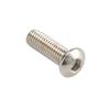 Tornillos de Acero Inoxidable 201 de Cabeza Semirredonda con Hexágono Interior Tornillos de Cabeza Plana Tornillos de Cabeza de Hongo Pernos Redondos de Copa M3M4M5M6M8M10