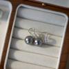 Pendientes de perla gris plateado de alta calidad simples para mujer, calidad Shijia, muchos pendientes de clip de lino, bobina de mosquito
