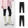 Ropa Infantil Balabala Leggings para Niñas Ropa de Primavera Pantalones Largos para Niños Mayores Pantalones Estampados de Alta Elasticidad Suaves y Cómodos