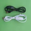 501 Cable de Interruptor Cable de Alimentación USB Lámpara Genial Luz Nocturna LED Lámpara para Plantas Lámpara de Atardecer Cable de Conexión con Interruptor de Botón
