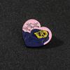 Europeu e Americano divertido engraçado morte crânio broche Live Laugh Love pin bag roupas acessórios