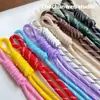 Cuerda Trenzada de Colores Dopamina Cuerda Central Paracord Taza de Agua Material Hecho a Mano DIY Accesorios con Cuentas Colgante para Bolsos Accesorios Colgantes