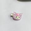 Dulce Pasador Mini Sanrio para Niños Lindo Coulomy Pasador Lateral Despeinado Perro Merlot Canela Pasador Pequeño
