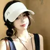 Sombrero Visera Dopamina para Mujer Primavera/Verano Lindo Sombrero de Sol de Gato con Ala Ancha para Protección Solar