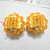 Decoración de Escena Miniatura para Hornear Tarta de Maíz 3D Simulada, Adorno DIY con Pegamento de Crema, Pasador para el Cabello, Lazo para el Cabello, Colgante, Venta al por Mayor