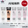 Set de Pintura Acrílica Personalizado de 75 ml, Impermeable y que no se decolora, Adecuado para Pintura DIY en Estudio, Se puede imprimir con logotipo