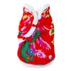 Ropa para Perros Grandes Mascotas Chaqueta de Algodón con Flores Grandes del Noreste Golden Retriever Perro Grande Otoño e Invierno Espesa Cálida Ropa para Perros de Felpa
