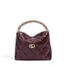 Bolso Romboidal Estilo Nuevo Cuero Suave Cadena de Cuero Retorcido Bolso de Mano Bolso Lonchera Bolso de Hombro Cruzado Bolso de Mujer Chanel