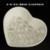 Cuentas Redondas Blancas Fantasma Dispersas Cornucopia DIY con Cuentas Cuentas Separadoras Pirámide Cristal Blanco Visiones Joyería Multi-Tesoro