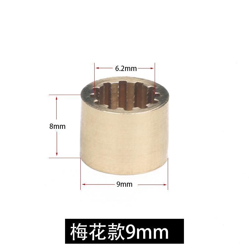 11智贝规格图桌球杆铜箍防爆塑料大头杆先角台球杆皮头枪头修理