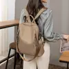 Versión Coreana 2025 de la Mochila para Mujer, Nueva Moda Versátil Bolsa Escolar, Mochila Casual de Cuero Suave para Viaje