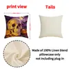 Amazon Nuevo Producto Cojín Decorativo Halloween Atmósfera de Terror Decoración de Fiesta Cojín de Asiento Sala de Estar Cojín para Sofá Venta al por Mayor