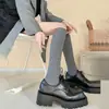 Calcetines Finos de Color Sólido para Primavera y Otoño Niños JK de Longitud Media Calcetines Transpirables Apilados Blancos con Encaje Estilo Japonés de Moda