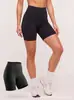 Shorts deportivos de yoga personalizados para mujer, de cintura alta, que levantan los glúteos, que aprietan el abdomen, shorts de yoga para correr, ciclismo y fitness