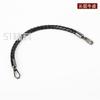 Cuerda redonda de cuero tejida a mano de 8 mm para llevar en la muñeca, correa de repuesto diagonal para bolso, accesorios para bolsos DIY, 51 accesorios