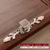 Maçanetas Antigas Estilo Europeu Estilo Chinês Bronze Vintage Simples Móveis de Gabinete Guarda-roupa Gaveta Liga de Zinco Vermelho Maçanetas Antigas