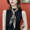 Pañuelo de Seda Estampado, Pañuelo Cuadrado Pequeño, Estilo Coreano para Mujer, Transfronterizo, Estampado de Leopardo, Paisley, Imitación de Seda, Pañuelo de Cuello, Stock Listo de Fábrica, Pañuelo de Gama Alta