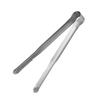 Pinza de acero inoxidable para alimentos, alargada, para barbacoa coreana, para bistec, pan, hielo, buffet