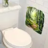 Ms6499 Estilo Bosque Sendero del Bosque Flor Creativa Pegatina para Inodoro Decoración de Dormitorio Baño Pegatina Removible