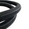 Tubo corrugado de PA resistente a UV y retardante de llama, tubo aislante para cables eléctricos, cable de plástico, funda de nylon para cableado abierta
