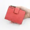 Billetera Nueva para Mujer Corta con Cierre de Cremallera y Hebilla Gran Capacidad Múltiples Ranuras para Tarjetas Billetera Pequeña Esmerilada Billetera Billetera para Mujer