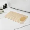 Alfombrilla antideslizante para baño, alfombrilla de suelo con masaje para ducha, alfombrilla de baño anticaída de PVC para el hogar con ventosas