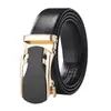 Cinto Masculino para Negócios e Uso Diário com Fivela Automática de Metal, Borda com Padrão Lichia em PVC, Cinto Resistente ao Desgaste, Atacado do Fabricante Original