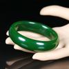 Pulsera de jade jaspe imitación Hetian al por mayor de fábrica, pulsera de material exterior verde espinaca, pulsera de jade verde para mujer, regalo