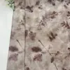 Nueva tela impresa estilo chino gris tinta Doris, tela con estampado floral personalizado para bufandas, chales y blusas de mujer de primavera y verano