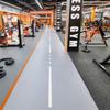 Alfombra de piso compuesta insonorizada, alfombra amortiguadora, resistente al desgaste, elástica, antideslizante, alfombra de goma para gimnasio, pegamento para piso de goma