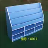 Armário de Brinquedos Colorido. Mobiliário de Jardim de Infância Material Didático Estante Infantil Gabinete Combinado de Placa à Prova de Fogo Gabinete de Armazenamento de Madeira