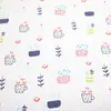 Capa para bolsa de roupas de algodão estampado, malha de algodão classe A para bebês, 300 peças, estampado, dupla face