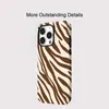Directamente del Fabricante, Funda para Teléfono Móvil Retro Marrón Zebra Manzana 18Pro Cubierta Protectora Magnética Iphoneairmagsafe
