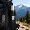 Copo térmico masculino de grande capacidade para caminhada ao ar livre, copo de aço inoxidável com separação de chá e água, copo de água portátil para carro