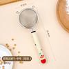 Cuchara Filtro Dopamina 304 Oreja Única Doble Oreja Colador Filtro para Leche de Soya Jugo Colador de Cocina Horneado Azúcar Glas Harina