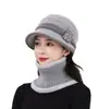 Novos Chapéus Femininos de Outono e Inverno, Estilo Mãe Estilo Hepburn Chapéus Versáteis, Chapéus de Tricô Espessos à Prova de Frio e Quentes