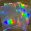 Papel Láser en Stock con Patrón Glaciar, Papel de Porcelana Blanca para Fotolitografía, Papel de Respaldo Doble Brillo, Papel Especial para Insignias y Diario