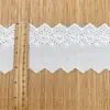 Encaje Bordado con Hilo de Algodón y Tejido de Algodón, Productos de Bordado Perforado Solubles en Agua, Accesorios de Adorno de Encaje Peinado para Dobladillo de Vestido Infantil