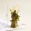 Pedra Lapidada de Cristal Natural Transfronteiriça Coluna de Cristal Árvore da Vida Sino Criativo Sino de Mão Adorno de Decoração de Adereço de Halloween