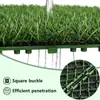 Alfombra de Césped Artificial Personalizada Nuevo Césped Artificial Colgante Empalmable Balcón Patio Exterior Pavimento Césped Artificial
