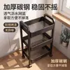 Carrito de cocina con estante de almacenamiento, estante de almacenamiento móvil para condimentos, estante de almacenamiento de gran capacidad, carrito pequeño, portarrollos de papel de cocina