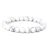 Pulsera de Cuentas de Piedra Natural de 8 mm Transfronteriza para Hombre Piedra Solar Turquesa Blanca Pulsera Elástica Exportación Venta al por Mayor Venta Caliente