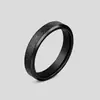 Anillo de acero inoxidable Arena Perla Esmerilada Anillo de pareja de moda simple de acero de titanio Moda europea y americana Anillo para el dedo índice de hombre