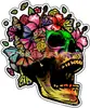 Nuevo Producto Creativo: Colgante de Acrílico para Coche de Mariposa Calavera Rosa, Suministros para Fiesta de Halloween, Decoraciones para el Hogar