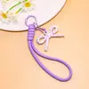 Correa de teléfono con lazo dulce, cordón tejido, cordón anti-pérdida, accesorio para llavero, charm para bolso, material hecho a mano, accesorios al por mayor