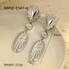 Pendientes Europeos y Americanos Transfronterizos de Acero Inoxidable con Diseño de Corazón y Borla Pendientes Ins Chapados en Oro de 18K Collar Joyería de Mano Venta al por Mayor