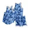 Conjunto de Uniforme de Baloncesto de Verano para Adultos, Uniformes Impresos para Competición y Entrenamiento de Estudiantes Universitarios, Jerseys Deportivos Estilo Americano con Texto Impreso, Mayoreo