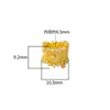 Cintura Pequeña Moda Anillo de la Suerte Colgante Cuentas Espaciadoras Plata de Ley S925 Circonita DIY Collar Pulsera Accesorios con Cuentas