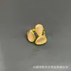 Anillo Nuevo Chapado en Oro de 18 Quilates con Cristal Ojo de Gato Incrustado Anillo Abierto Personalidad Moda Colorfast Anillo para Dedo Fuente
