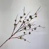 Materiales para Arreglo de Rama de Flor Sueño Invernal de Fruta Artificial Xiaomi Rama de Fruta Milán Decoración de Arte Floral para el Hogar Rama de Fruta Fruta de Cerezo Nevado